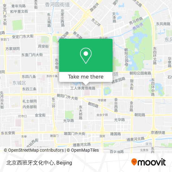 北京西班牙文化中心 map