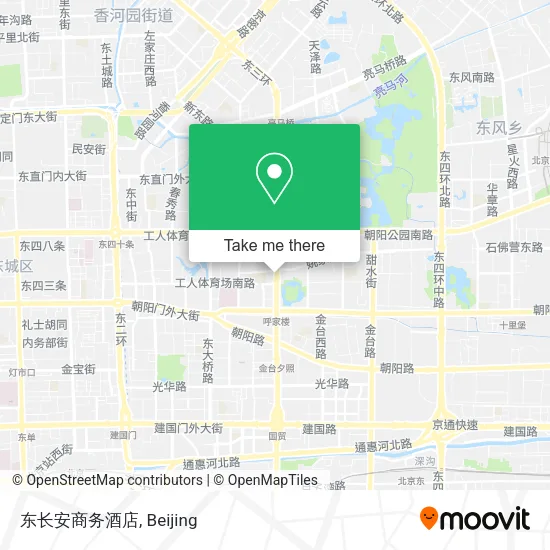 东长安商务酒店 map