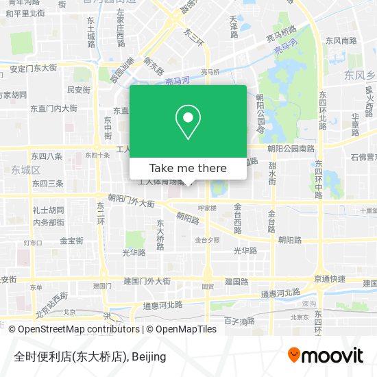 全时便利店(东大桥店) map