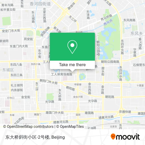 东大桥斜街小区-2号楼 map