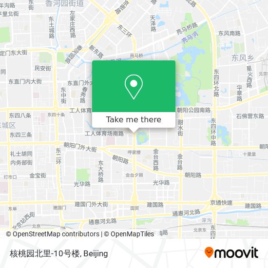 核桃园北里-10号楼 map