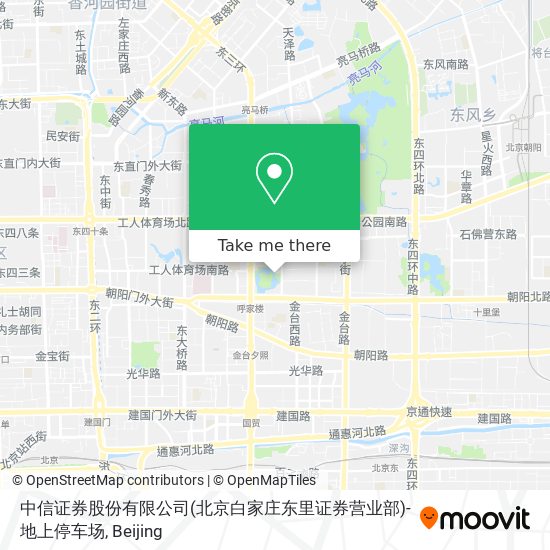 中信证券股份有限公司(北京白家庄东里证券营业部)-地上停车场 map