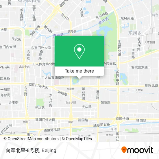 向军北里-8号楼 map