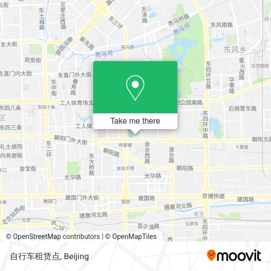 自行车租赁点 map