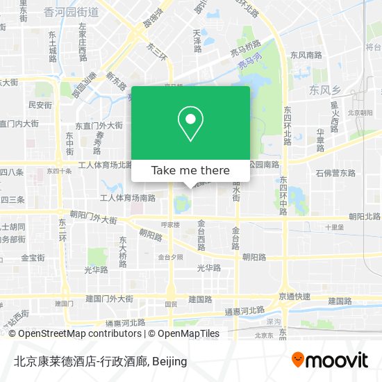 北京康莱德酒店-行政酒廊 map