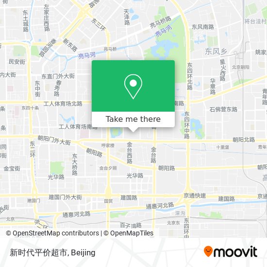 新时代平价超市 map
