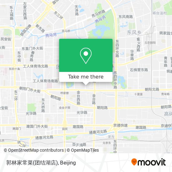 郭林家常菜(团结湖店) map