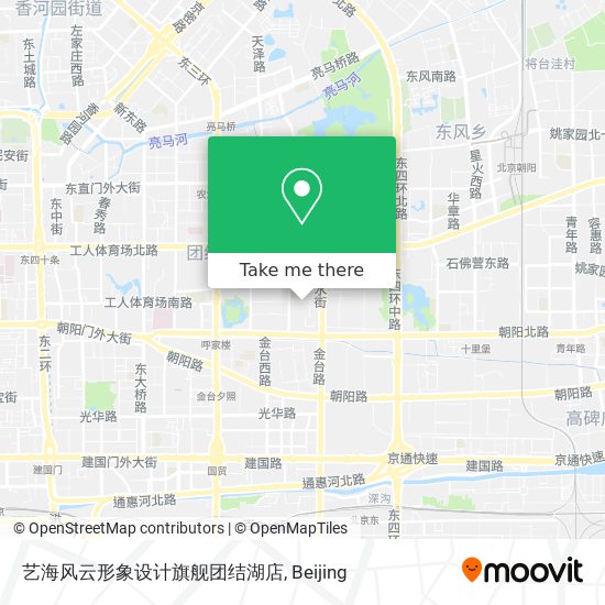 艺海风云形象设计旗舰团结湖店 map
