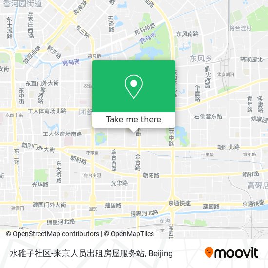 水碓子社区-来京人员出租房屋服务站 map