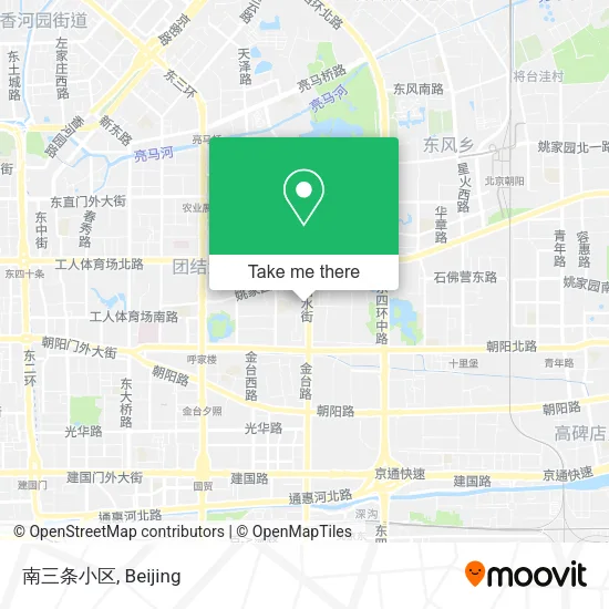 南三条小区 map