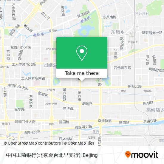 中国工商银行(北京金台北里支行) map