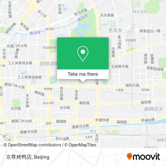 京尊烤鸭店 map