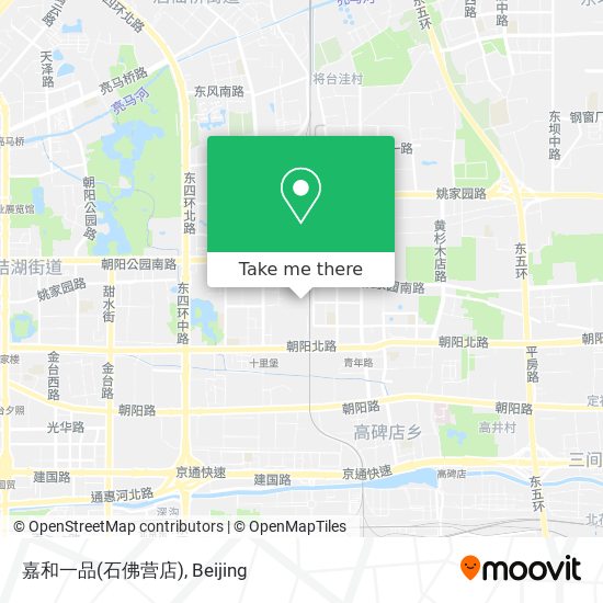 嘉和一品(石佛营店) map