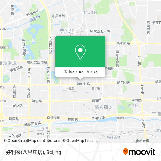 好利来(八里庄店) map