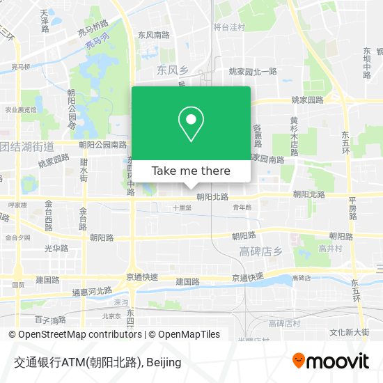 交通银行ATM(朝阳北路) map