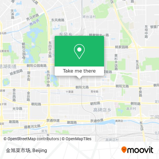 金旭菜市场 map
