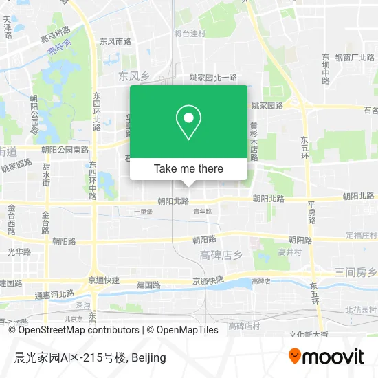 晨光家园A区-215号楼 map
