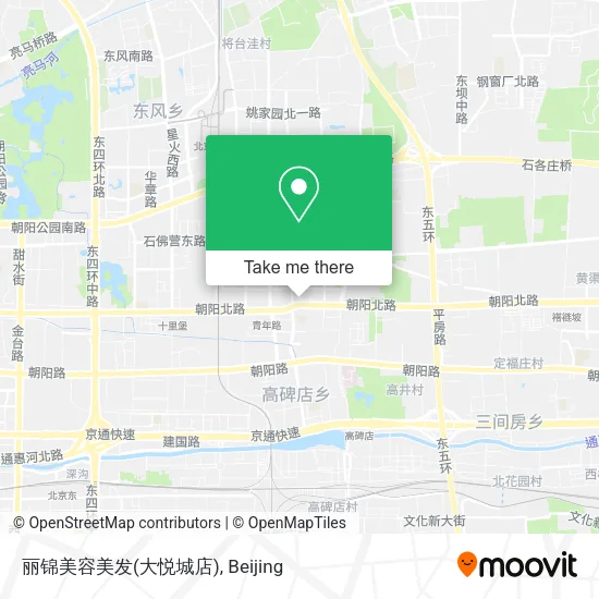 丽锦美容美发(大悦城店) map