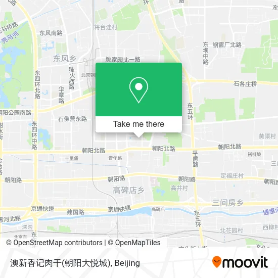 澳新香记肉干(朝阳大悦城) map