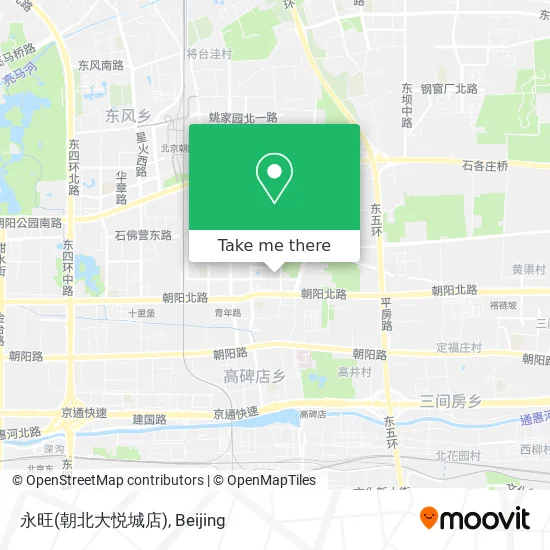 永旺(朝北大悦城店) map