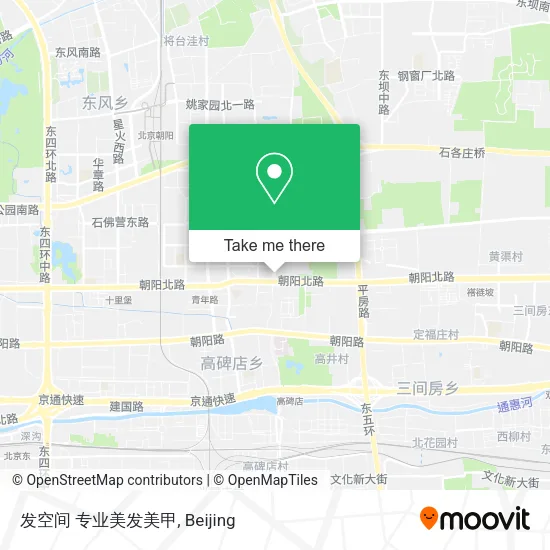 发空间 专业美发美甲 map