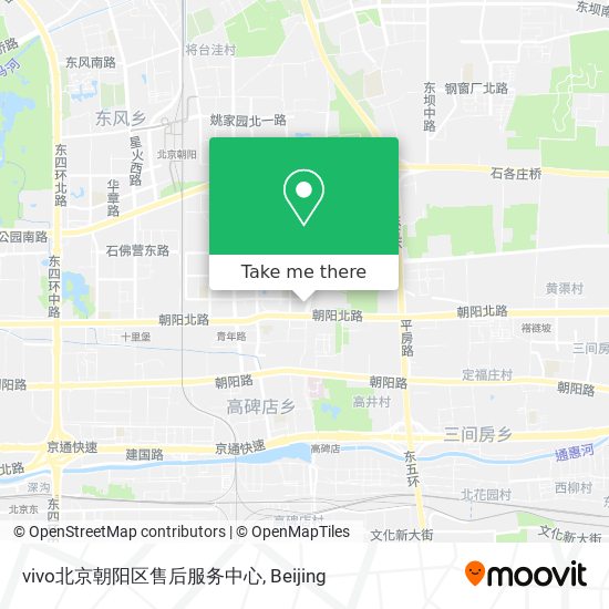 vivo北京朝阳区售后服务中心 map