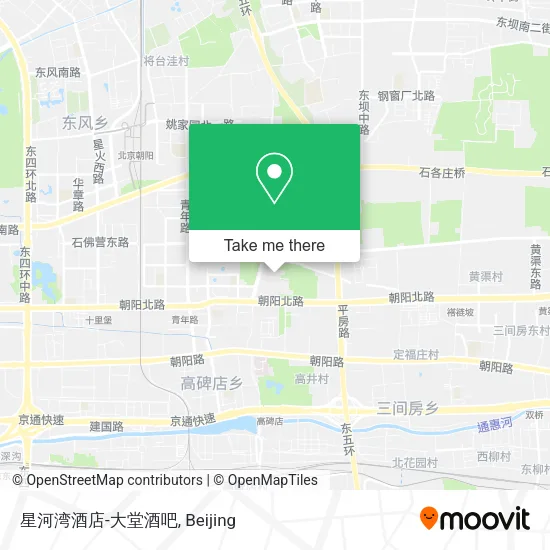 星河湾酒店-大堂酒吧 map