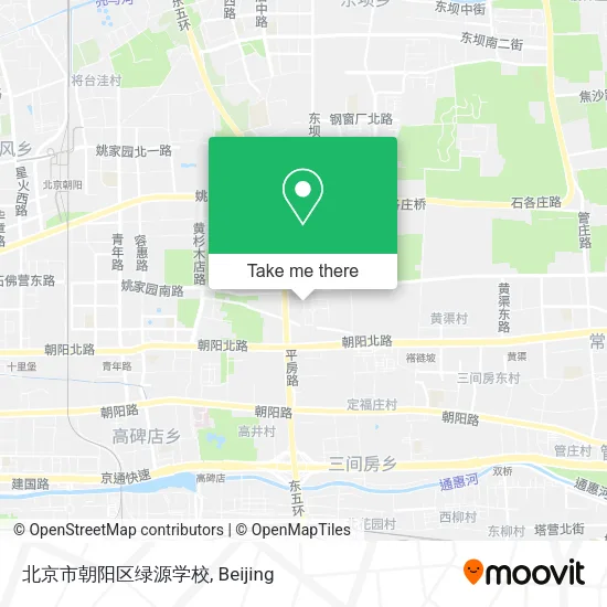 北京市朝阳区绿源学校 map