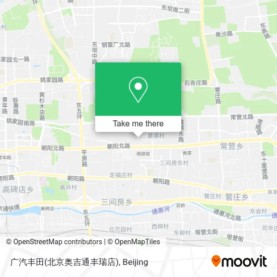 广汽丰田(北京奥吉通丰瑞店) map