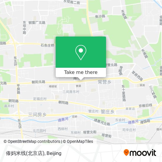 傣妈米线(北京店) map