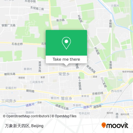 万象新天四区 map