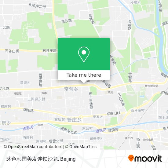 沐色韩国美发连锁沙龙 map