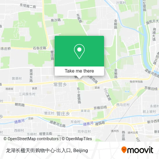 龙湖长楹天街购物中心-出入口 map