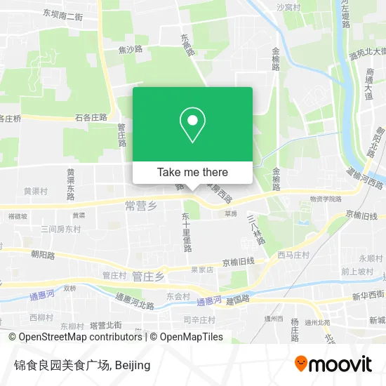 锦食良园美食广场 map
