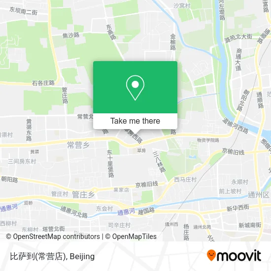 比萨到(常营店) map