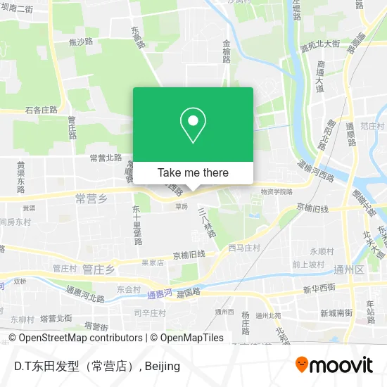 D.T东田发型（常营店） map