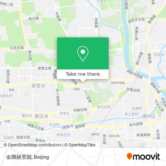 金隅丽景园 map