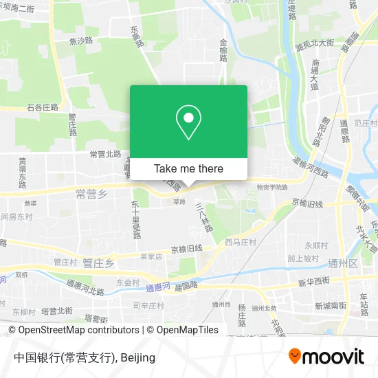 中国银行(常营支行) map