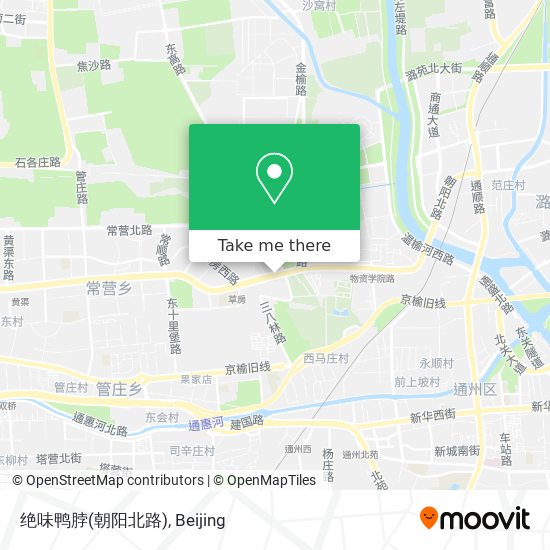 绝味鸭脖(朝阳北路) map