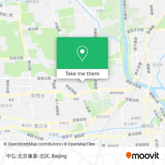 中弘·北京像素-北区 map