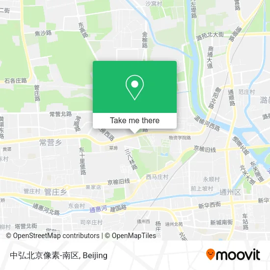 中弘北京像素-南区 map