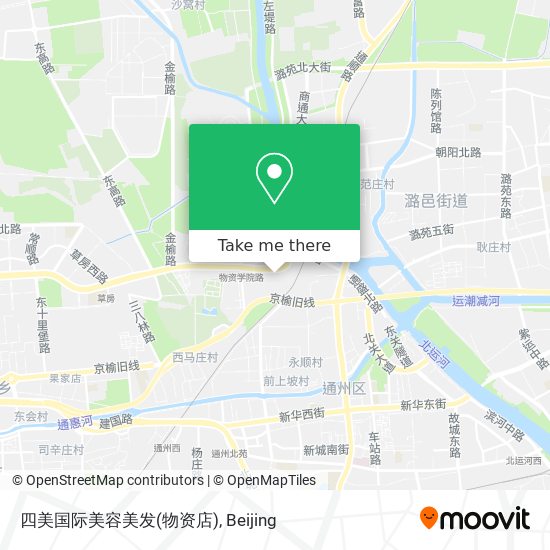 四美国际美容美发(物资店) map