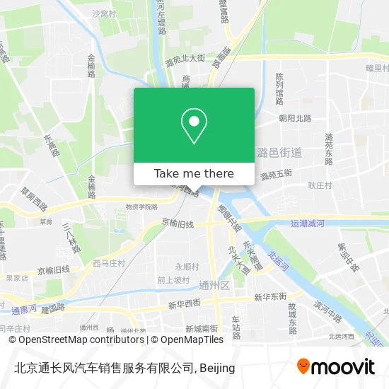 北京通长风汽车销售服务有限公司 map