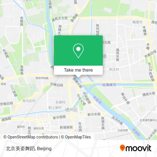 北京美姿舞蹈 map