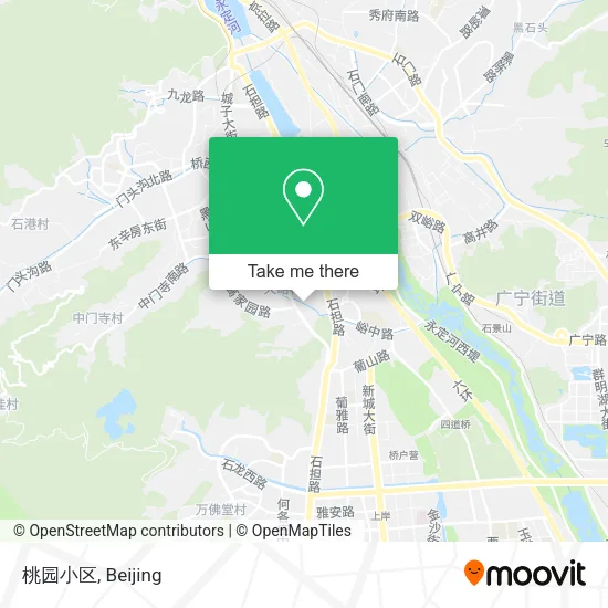 桃园小区 map