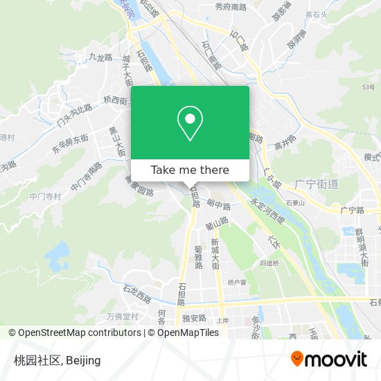 桃园社区 map