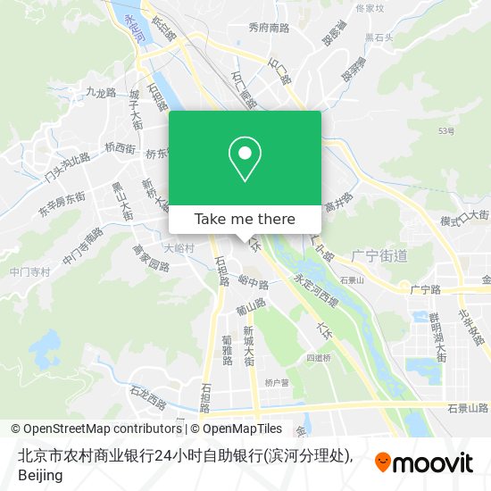 北京市农村商业银行24小时自助银行(滨河分理处) map