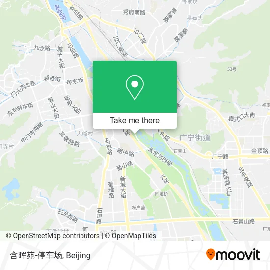 含晖苑-停车场 map