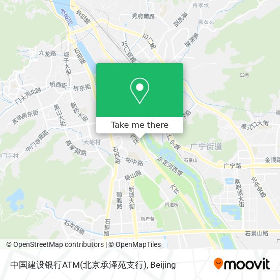中国建设银行ATM(北京承泽苑支行) map