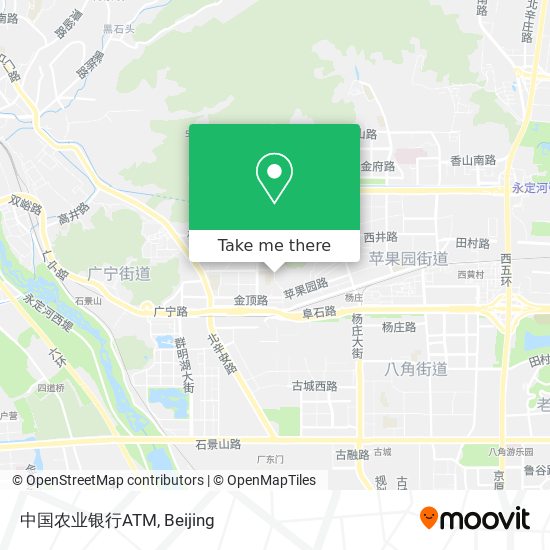 中国农业银行ATM map